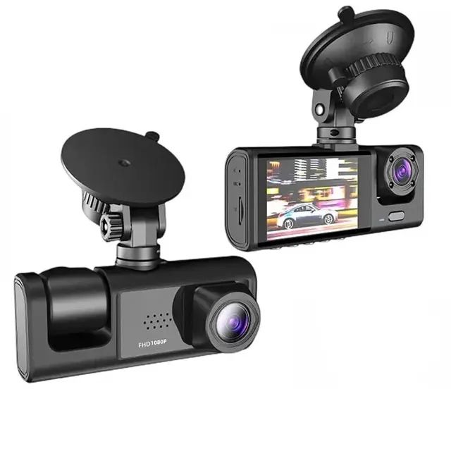 Black Box Traffic Recorder 2 Channel Car Dash Cam | Full HD 1080P Front & Rear DVR